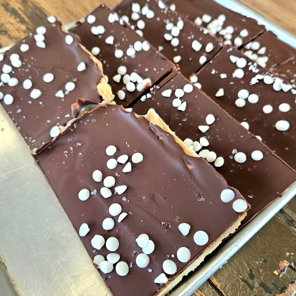 Salted Caramel Tahini Bar