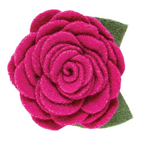 Santa Barbara Design Studio by Creative Brands - Medium Pet Collar Flower - Magenta