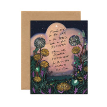 Load image into Gallery viewer, Tiny and Snail - "Find Joy in the Sky" Henri Matisse Quote Card