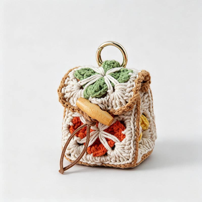 DAYLA - Crochet Mini Backpack Charm