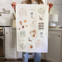 Load image into Gallery viewer, Tea Towel - Autumn - Emily Lex Studio
