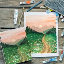 Load image into Gallery viewer, Spiral Notebook - Alpine Summer - 1 Canoe 2