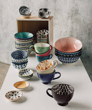 Load image into Gallery viewer, Pinch Bowl Set of 6 - Bits & Dots Multi-Color - Now Designs by Danica