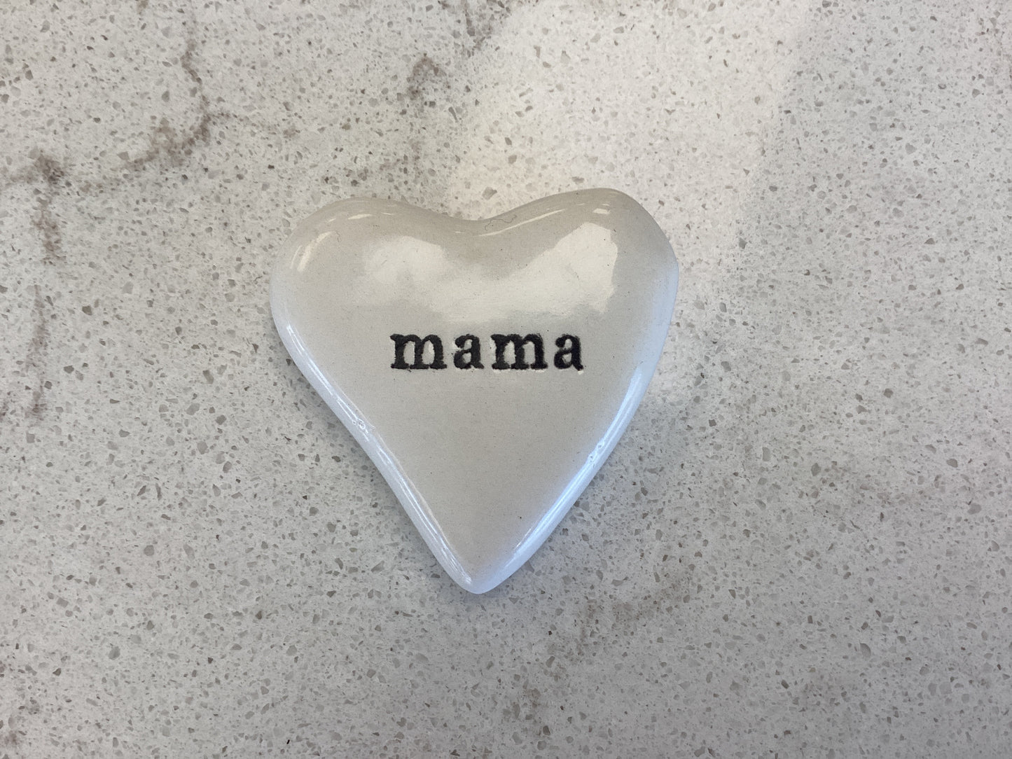 Ceramic Heart - Mama