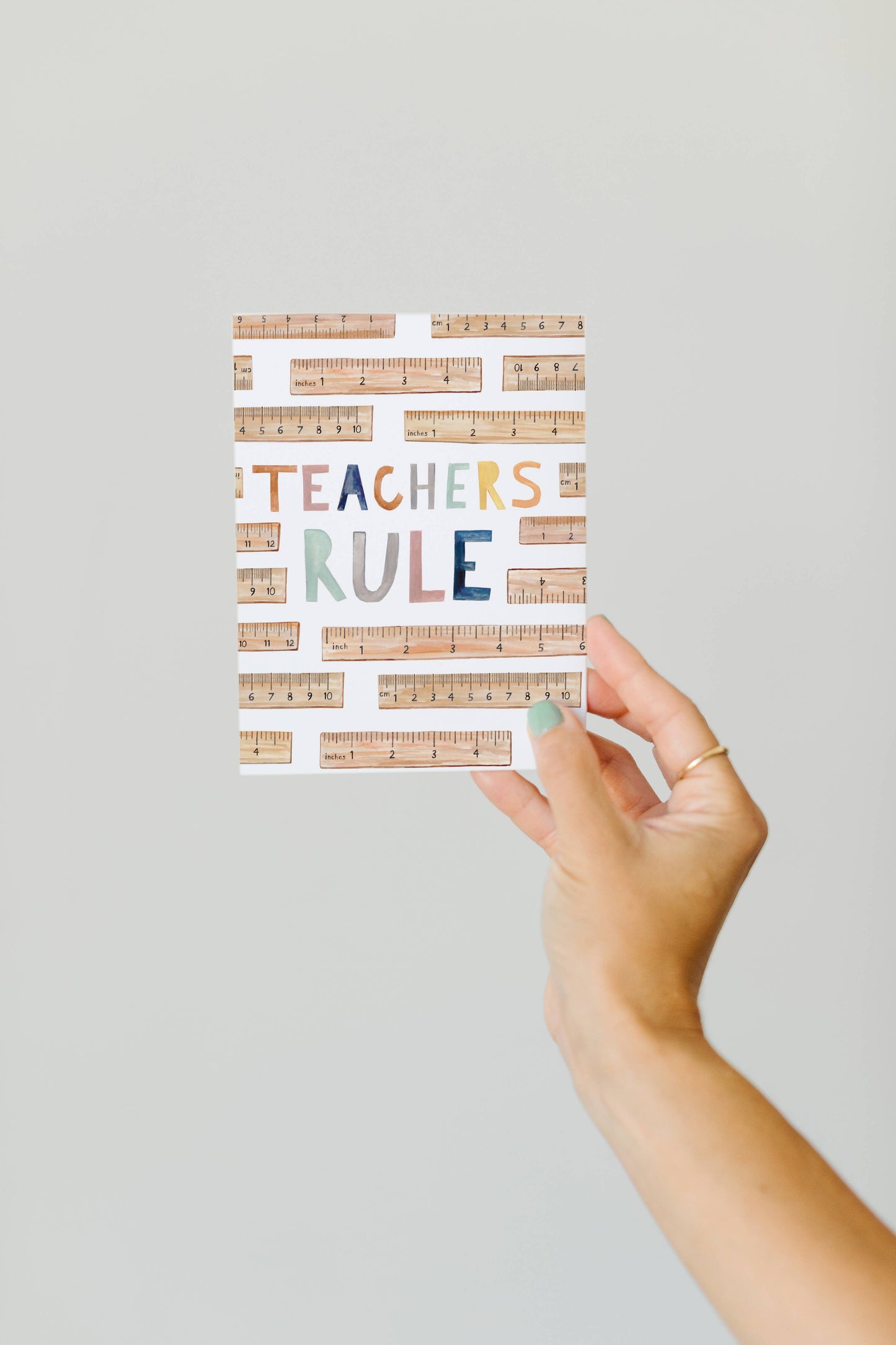 Lana's Shop - Teachers Rule Greeting Card