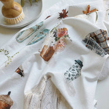 Load image into Gallery viewer, Tea Towel - Autumn - Emily Lex Studio