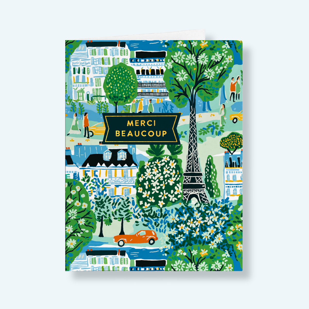 Stannie & Lloyd - New Greeting Card- Merci Beaucoup