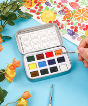 Load image into Gallery viewer, Paints - Grabie - Watercolor Pocket Set of 12 - Essential Colors