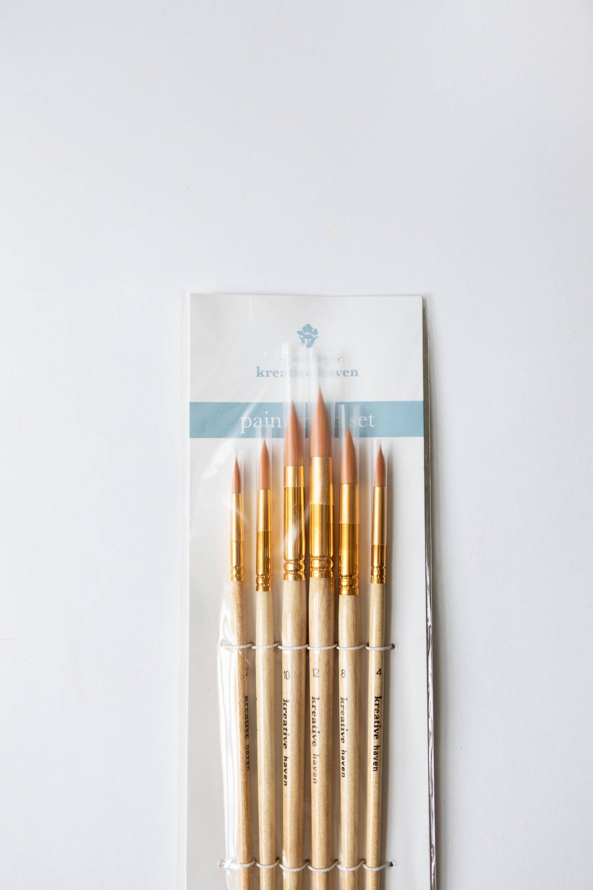 Paint Brush Set - Watercolor - 6 piece - Kreative Haven