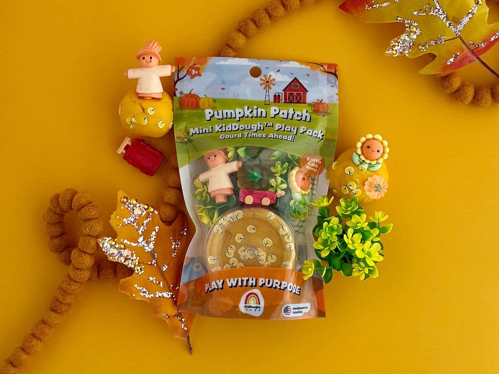 Earth Grown KidDoughs (KidDoughs by EGKD) - Pumpkin Patch Mini KidDough Play Pack