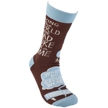 Load image into Gallery viewer, Primitives by Kathy - Saving The World Socks