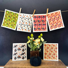 Load image into Gallery viewer, Witch Hat Pumpkin Swedish Dishcloth