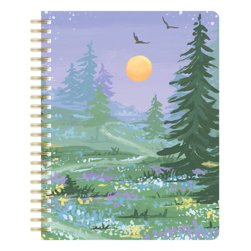 Spiral Notebook - Twilight Garden - 1 Canoe 2