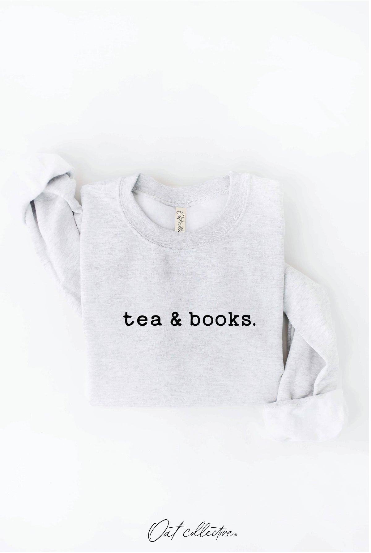 OAT COLLECTIVE - TEA AND BOOKS  Graphic Sweatshirt