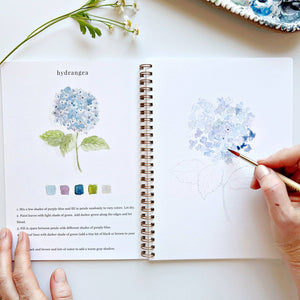 Watercolor Workbook: Flowers