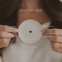 Load image into Gallery viewer, Gold Heart Jewelry Dish - Sweet Water Decor
