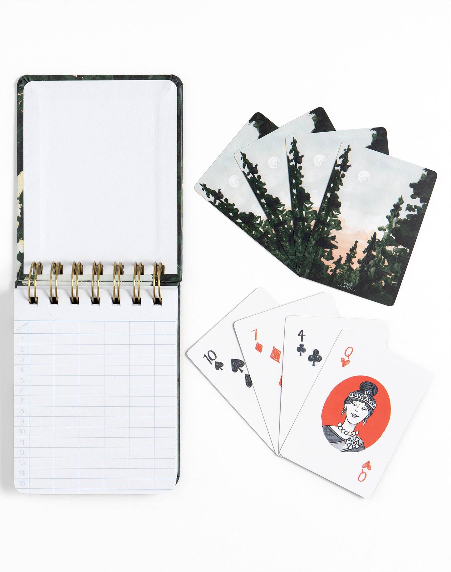1canoe2 | One Canoe Two Paper Co. - Forest Landscape Playing Card Set