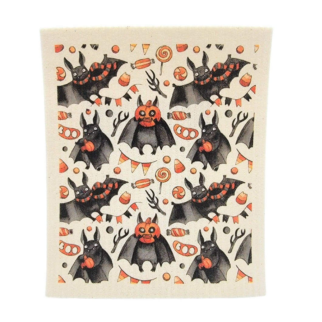 Bat Swedish Dishcloth