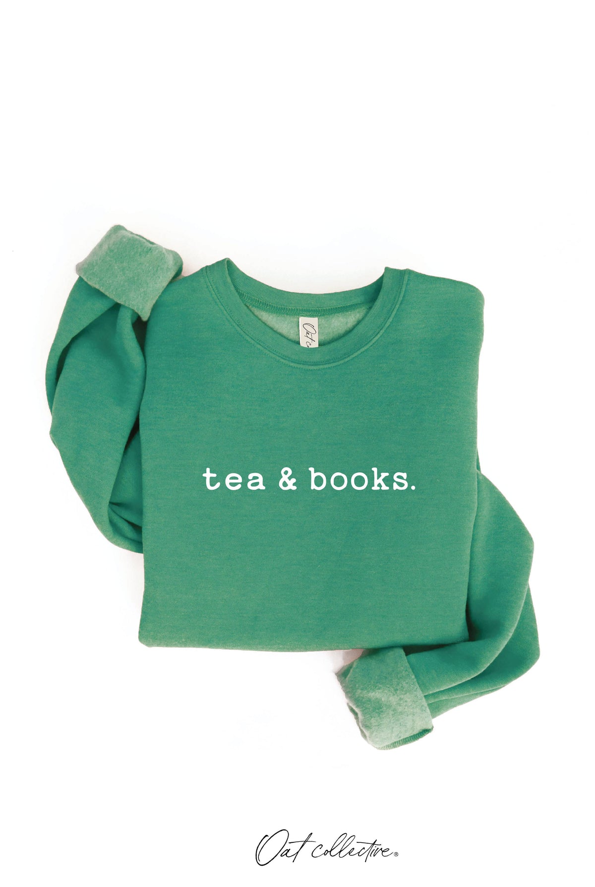 OAT COLLECTIVE - TEA AND BOOKS  Graphic Sweatshirt