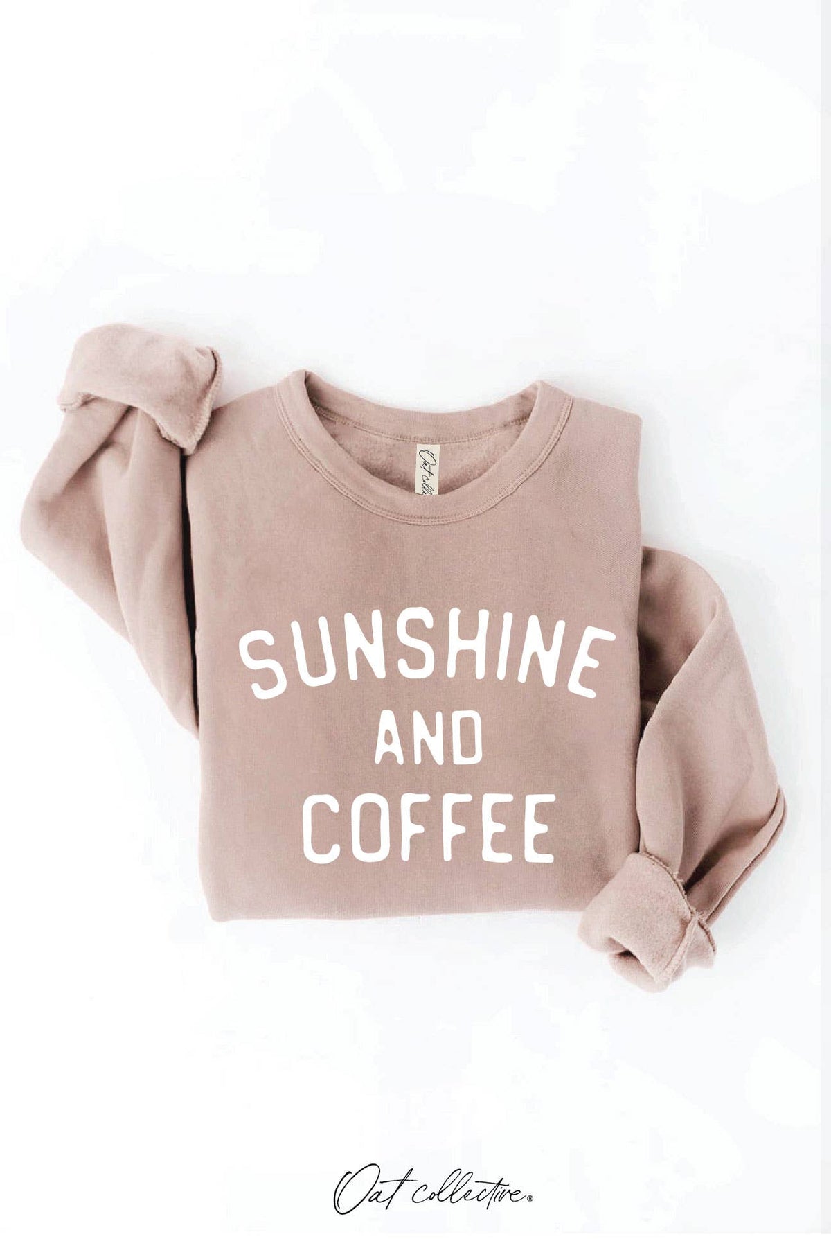 OAT COLLECTIVE - SUNSHINE AND COFFEE Graphic Sweatshirt