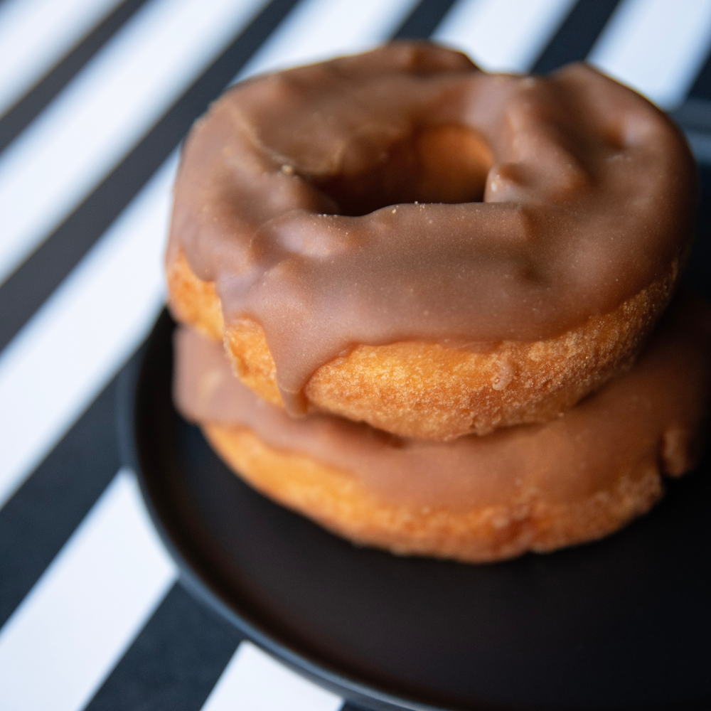 Maple Glazed Old Fashioned Donuts