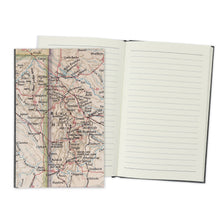 Load image into Gallery viewer, Daisy Mae Designs - Black Hills South Dakota Map Travel Journal A5 Notebook