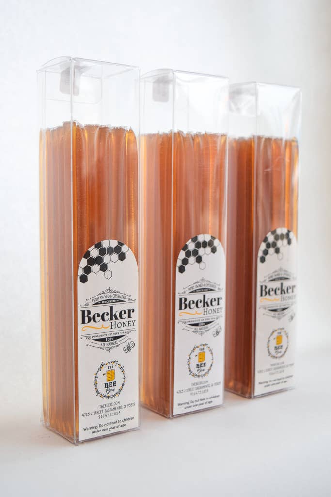 The Bee Box - Honey Sticks - 50 Pack
