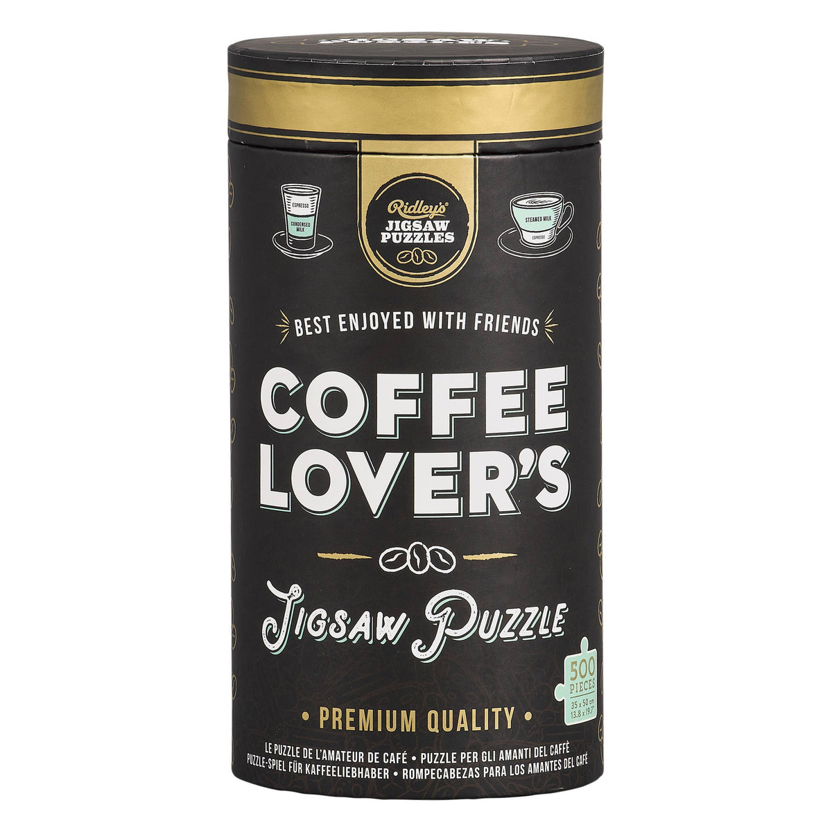 Chronicle Books - Coffee Lover's 500 Piece Jigsaw Puzzle