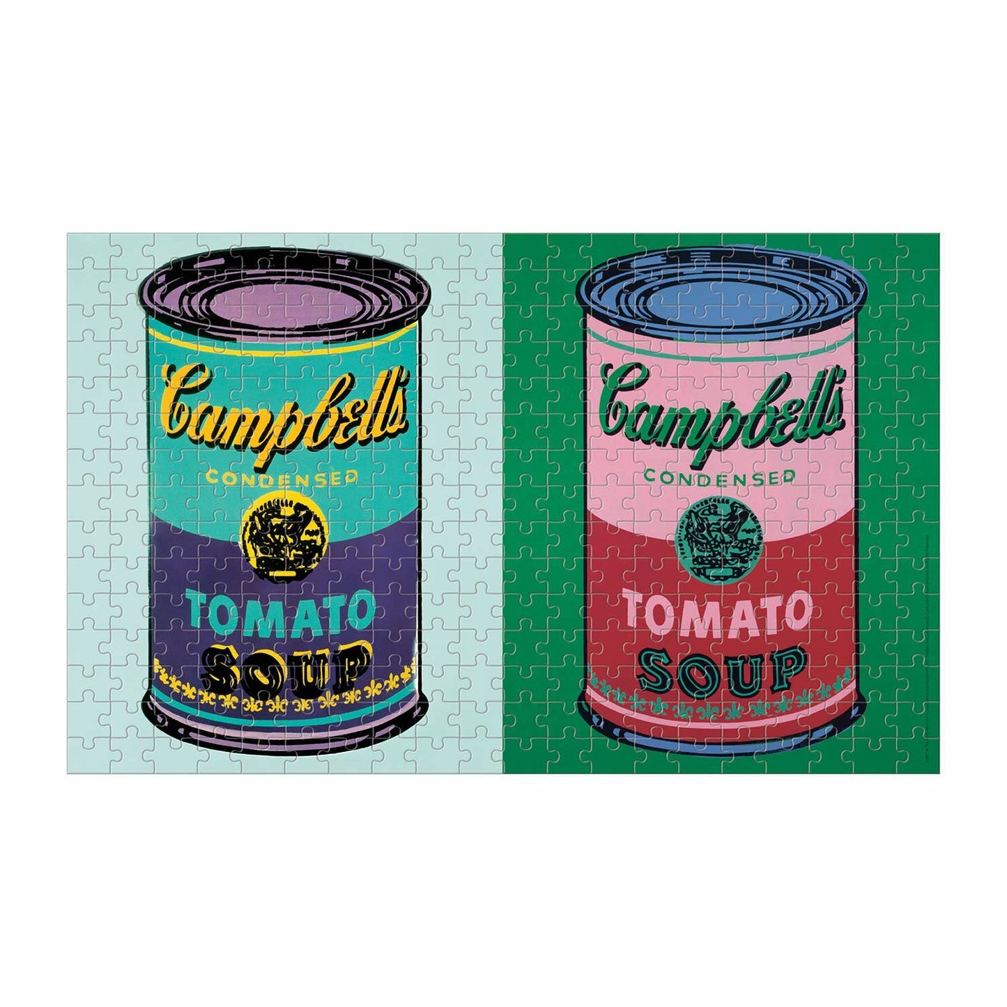 Chronicle Books - Andy Warhol Soup Cans 300 Piece Lenticular Puzzle