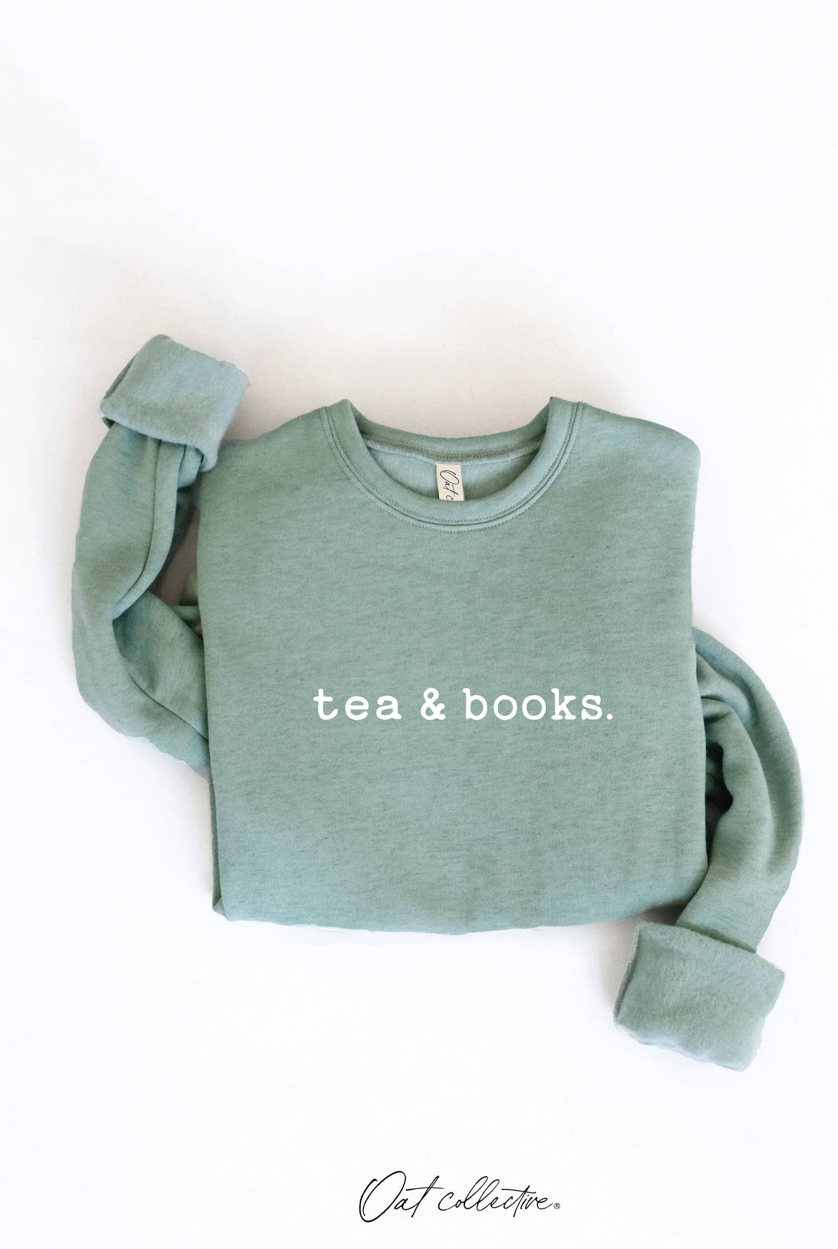 OAT COLLECTIVE - TEA AND BOOKS  Graphic Sweatshirt