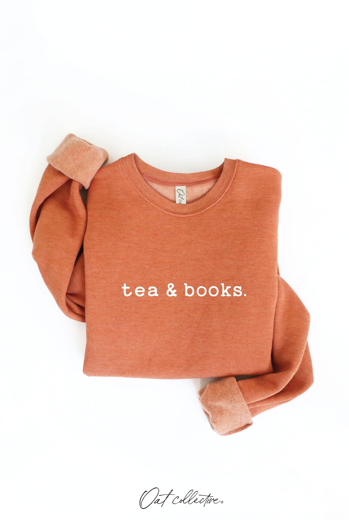OAT COLLECTIVE - TEA AND BOOKS  Graphic Sweatshirt
