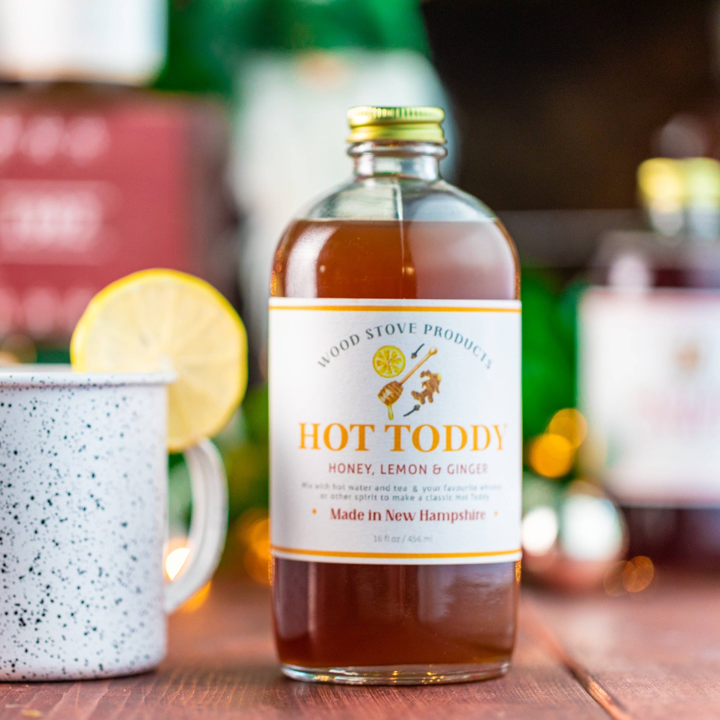 Wood Stove Kitchen - Hot Toddy Cocktail Mixer and Mocktail Mixer, 16 fl oz