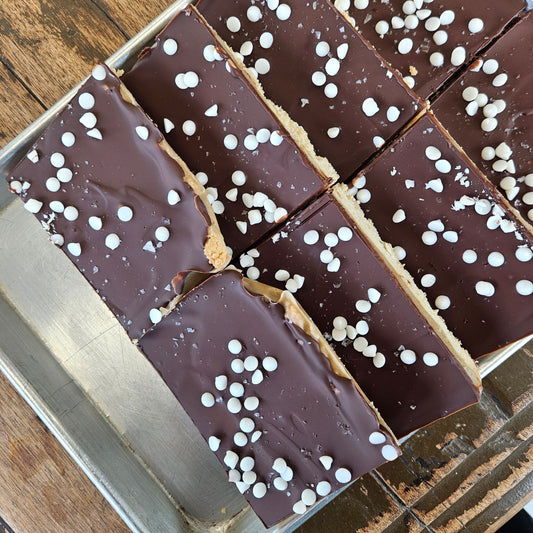 Salted Caramel Tahini Bar