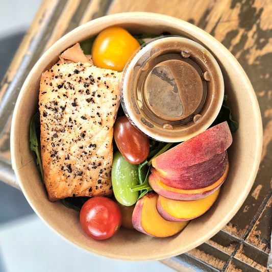 Salmon Peach Bowl