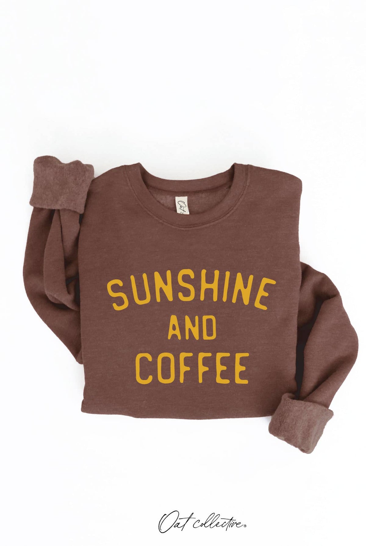 OAT COLLECTIVE - SUNSHINE AND COFFEE Graphic Sweatshirt