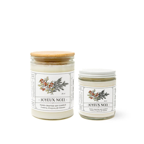 Finding Home Farms - Soy Candle, Joyeux Noel, Holiday / Christmas Scent