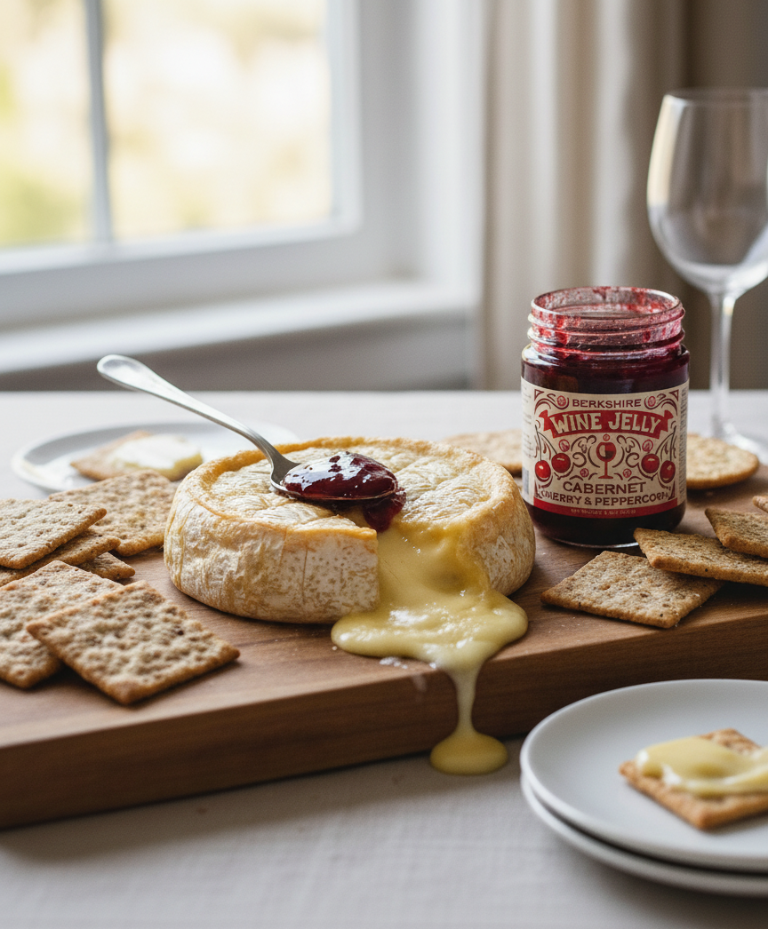 Berkshire Wine Jelly - Cabernet Wine Jelly with Cherry and Peppercorns