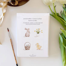 Load image into Gallery viewer, Watercolor Notecards: Easter