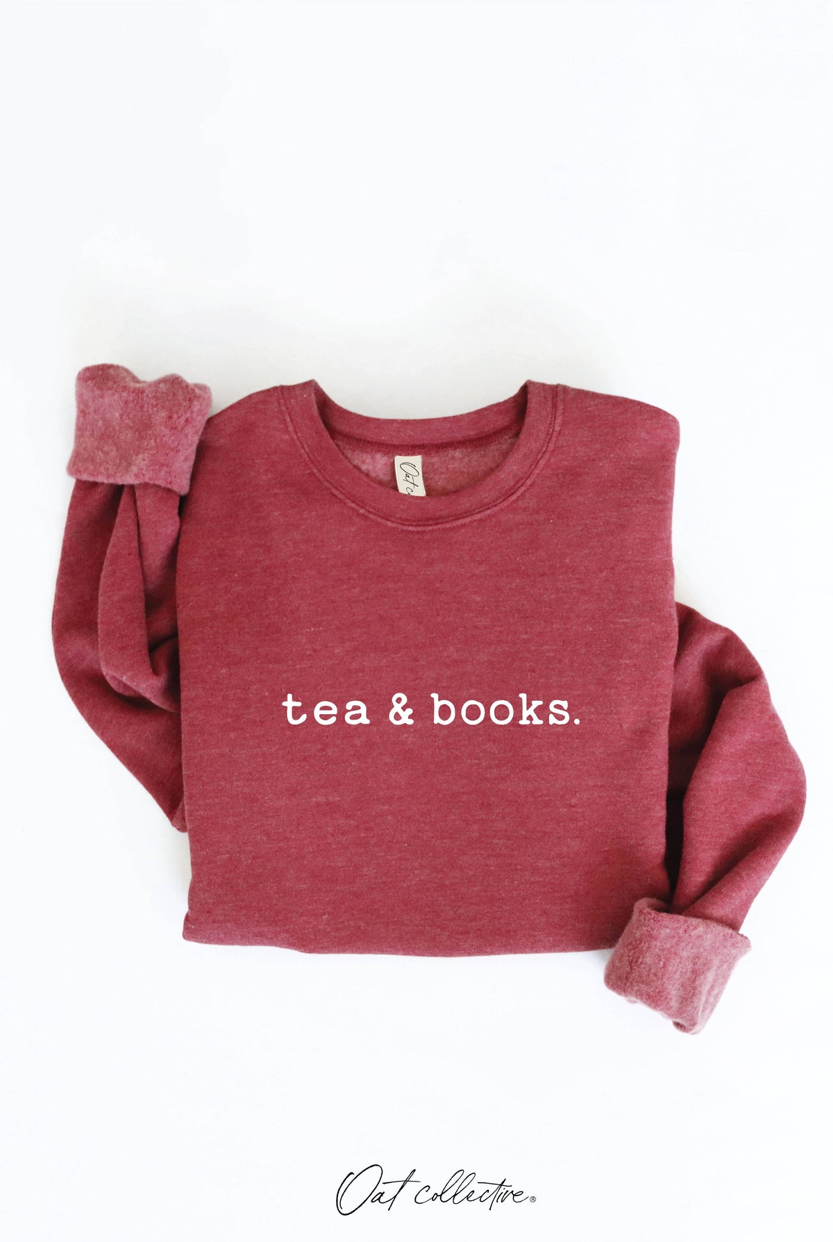 OAT COLLECTIVE - TEA AND BOOKS  Graphic Sweatshirt