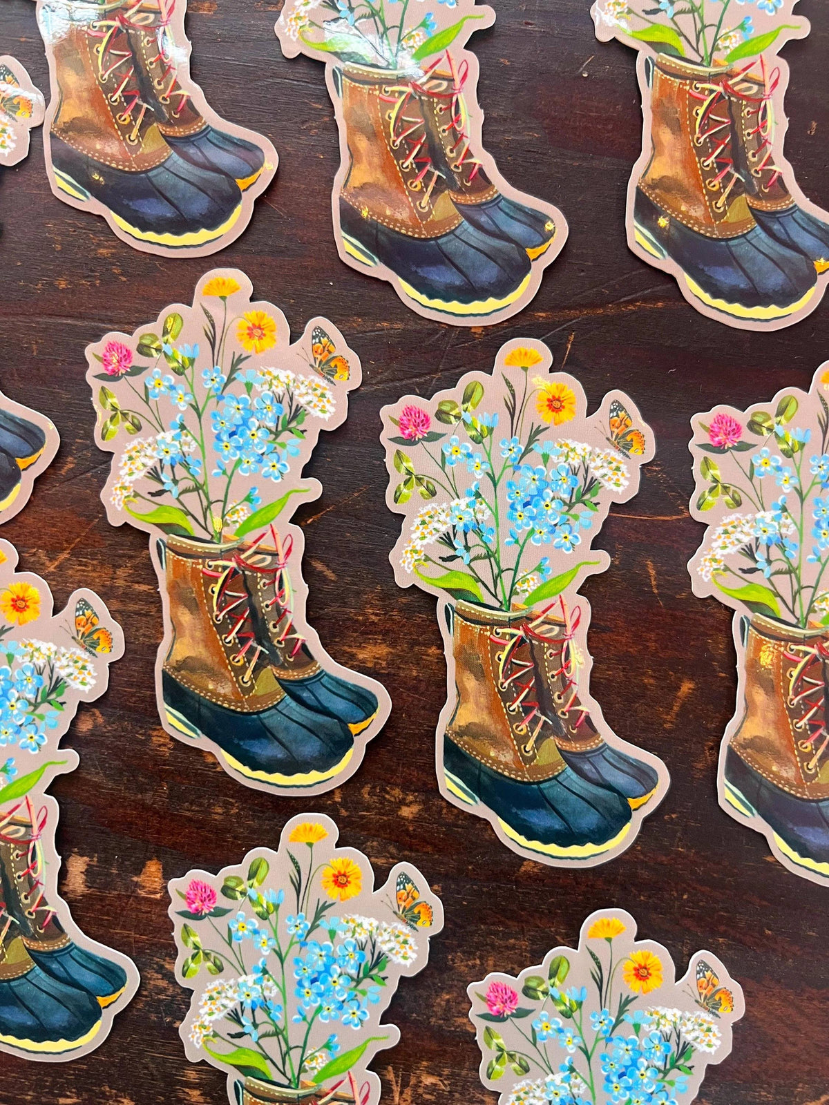 Katie Daisy - Wandering Boots Sticker