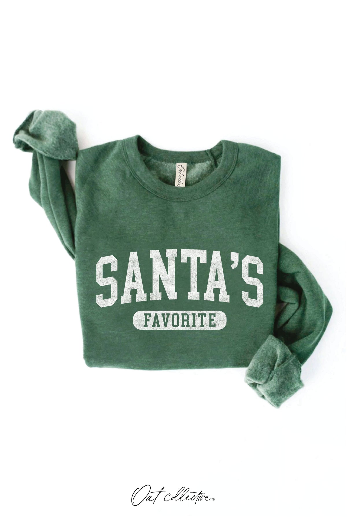 OAT COLLECTIVE - SANTA'S FAVORITE Graphic Sweatshirt