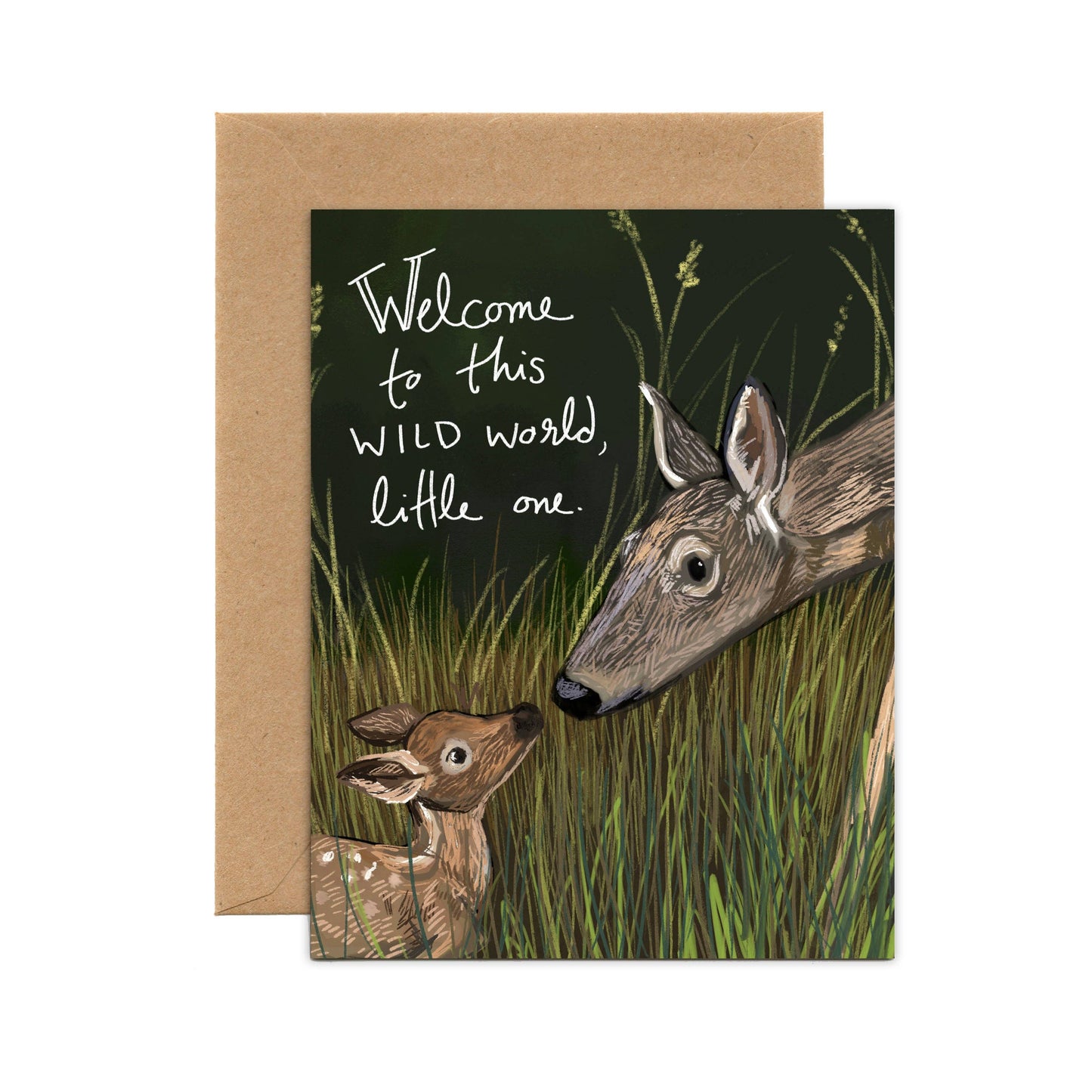 Tiny and Snail - Welcome to this Wild World, Little One Card