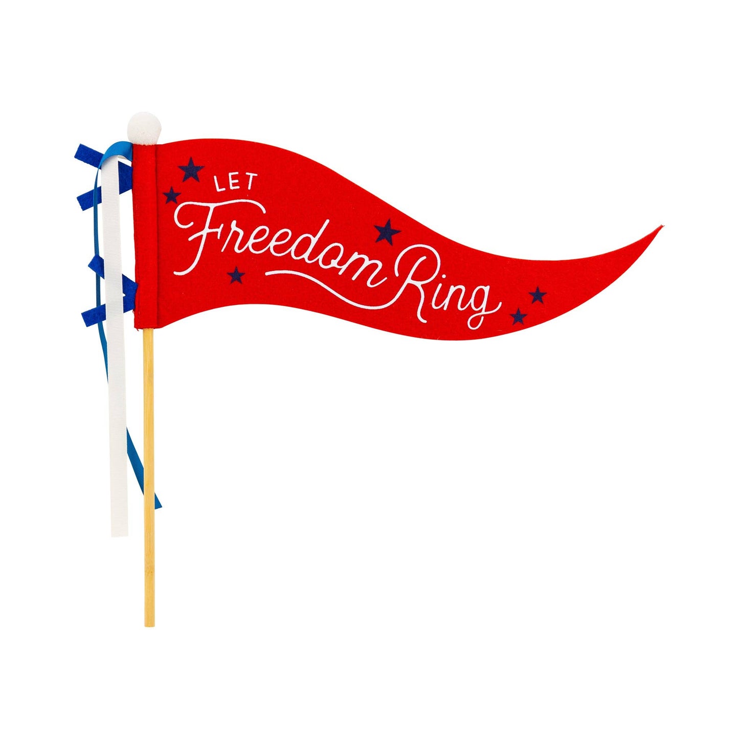 Let Freedom Ring Felt Pennant Banner