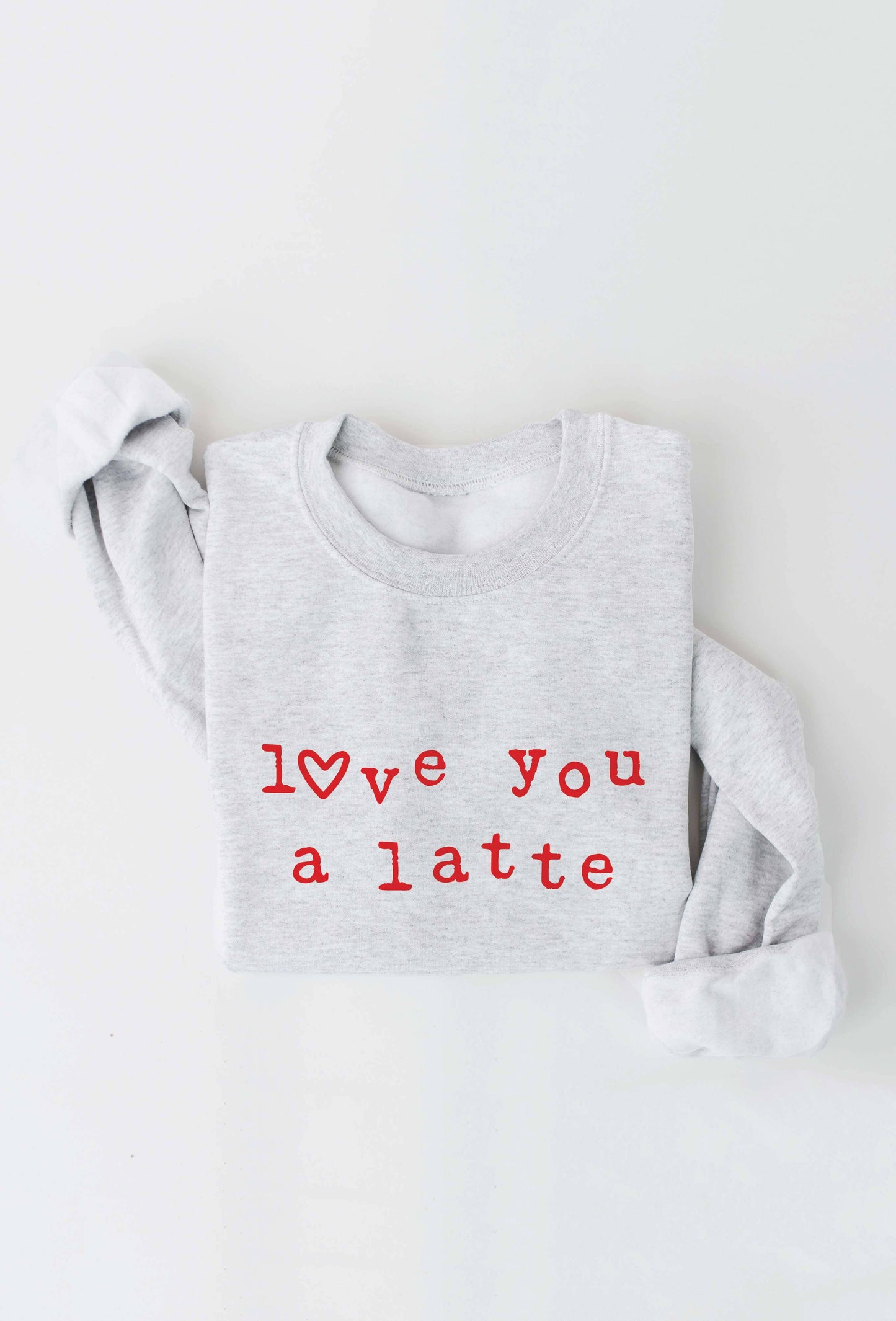 OAT COLLECTIVE - LOVE YOU A LATTE  Graphic Sweatshirt