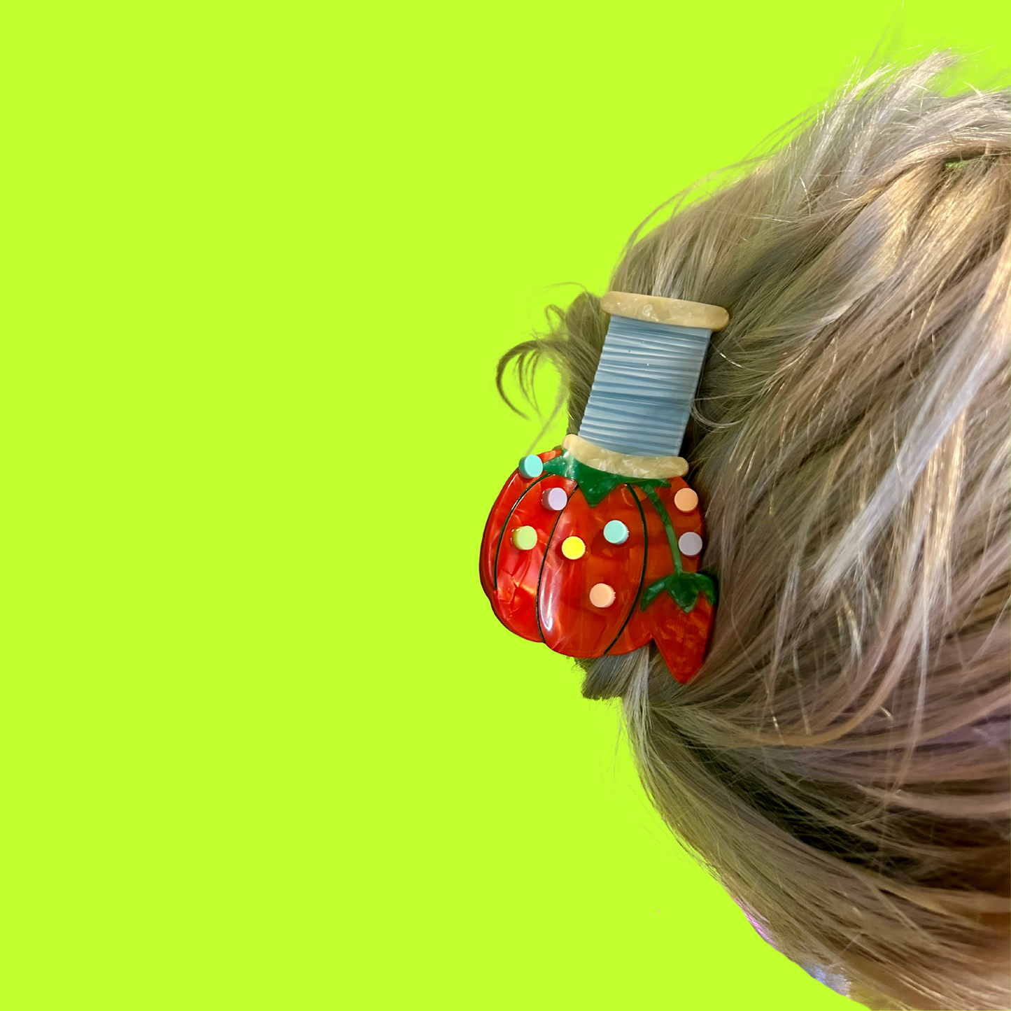 The Peach Fuzz - Pin Cushion Hair Claw