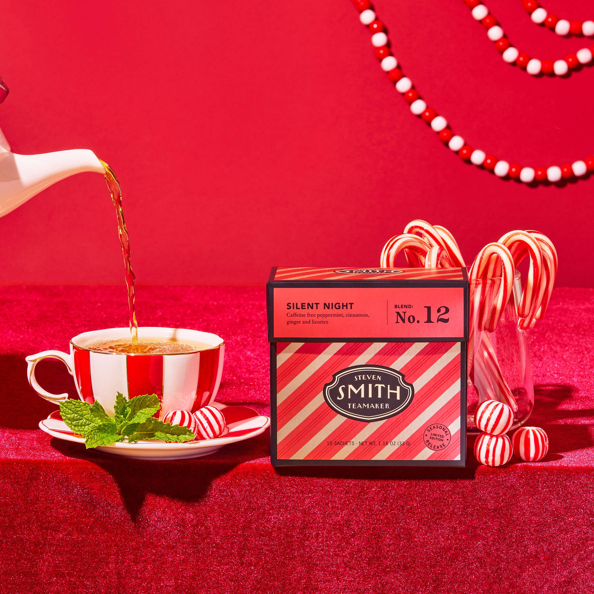 Smith Teamaker - Silent Night - Holiday Seasonal Herbal Tea