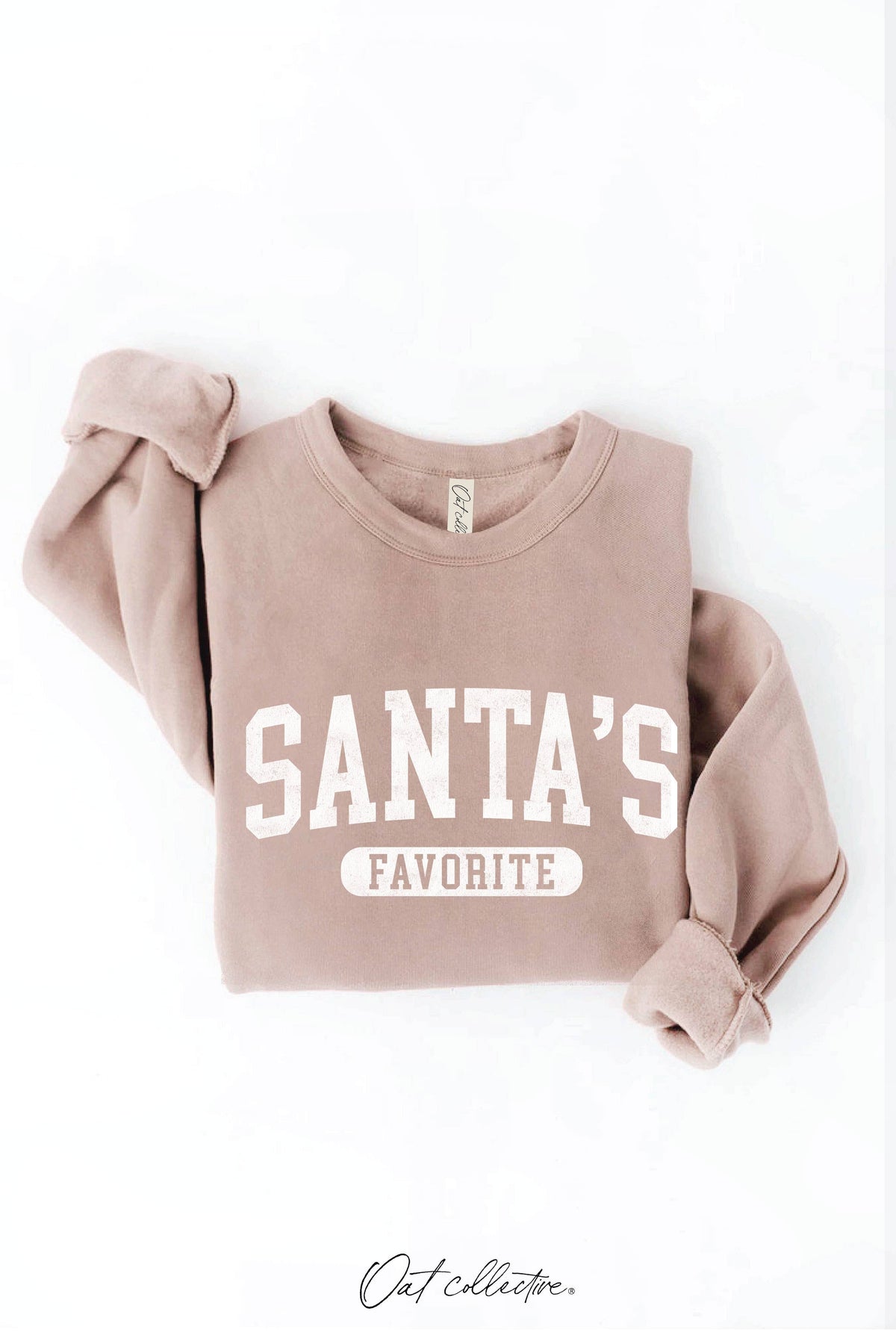OAT COLLECTIVE - SANTA'S FAVORITE Graphic Sweatshirt