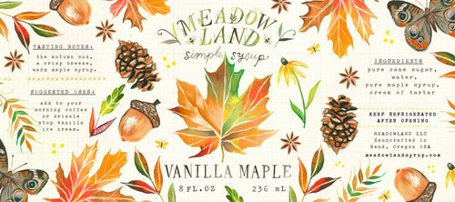 Meadowland Syrup - Vanilla Maple Simple Syrup (Backbar)