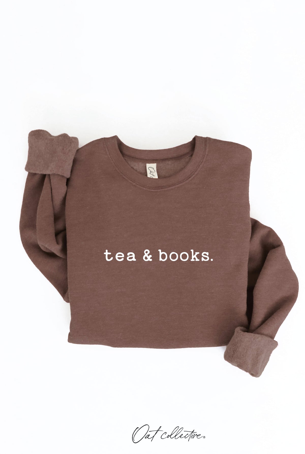 OAT COLLECTIVE - TEA AND BOOKS  Graphic Sweatshirt