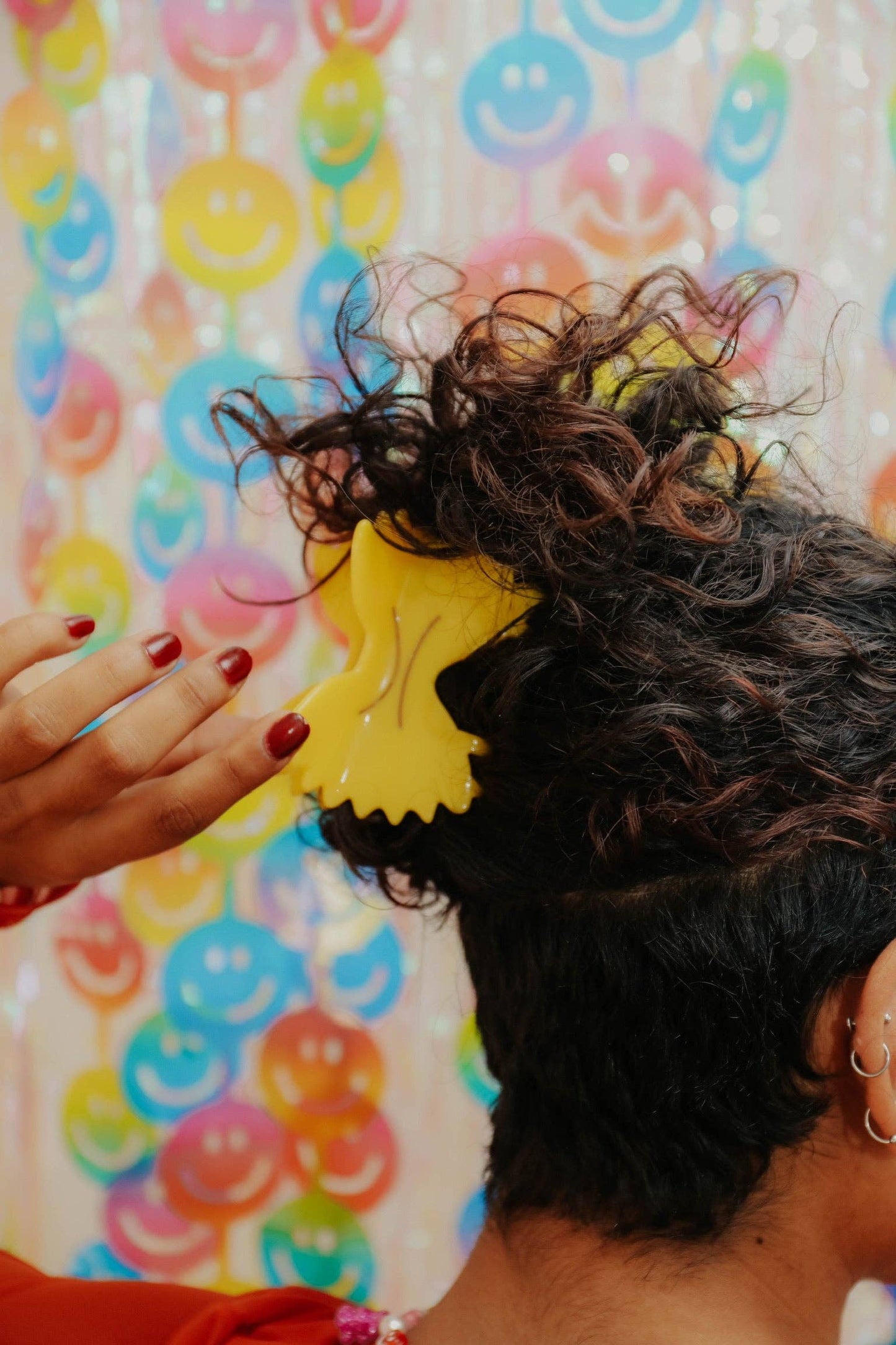 The Peach Fuzz - Farfalle Pasta Hair Claw